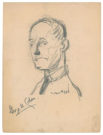 Lot #757 Al Jolson and George M. Cohan Sketches - Image 1