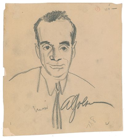 Lot #757 Al Jolson and George M. Cohan Sketches - Image 2