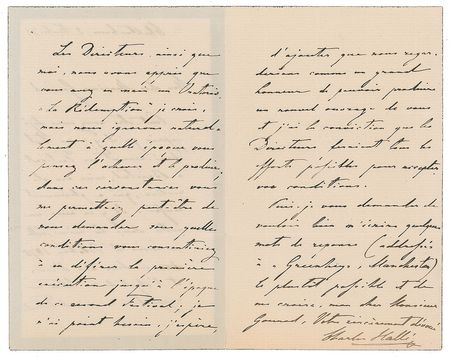 Lot #594 Charles Halle: Halle hopes to perform Gounod's oratorio, La Redemption - Image 2