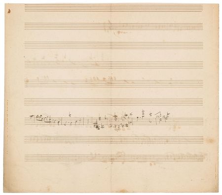 Lot #551 Jacques Offenbach Signed Musical Quote - Image 2