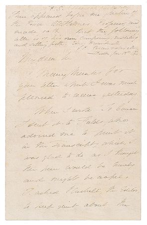 Lot #510 Oliver Wendell Holmes, Sr: The publication history of 'To Canaan' - Image 4