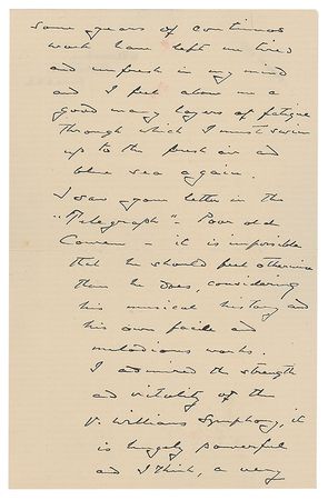 Lot #595 Hamilton Harty Handwritten Letters Signed - Image 4