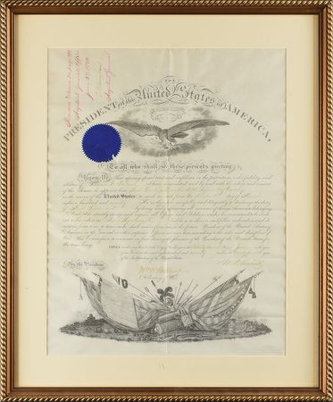 Lot #51 U. S. Grant Signed Document - Image 1