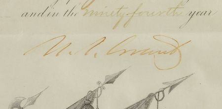 Lot #51 U. S. Grant Signed Document - Image 2
