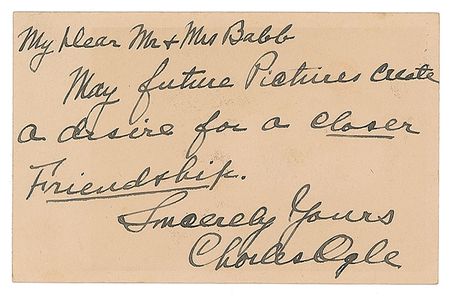 Lot #744 Frankenstein: Charles Ogle: The first Frankenstein Monster - Image 2
