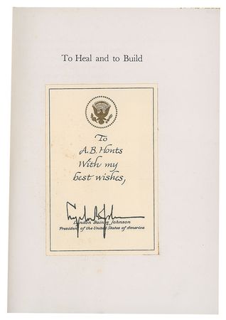 Lot #158 Lyndon B. Johnson Book - Image 1