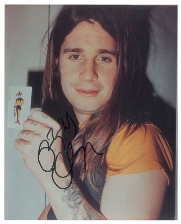 Lot #865 Ozzy Osbourne Signed Photographs - Image 1