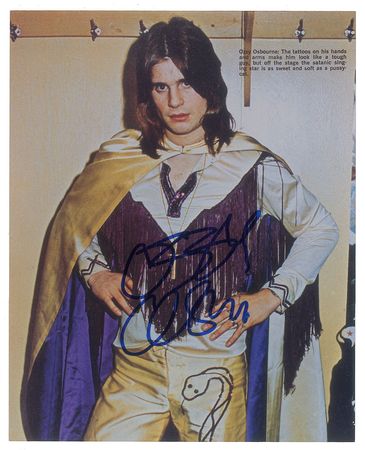 Lot #865 Ozzy Osbourne Signed Photographs - Image 2