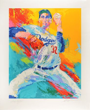 Lot #914 Sandy Koufax and LeRoy Neiman Lithograph - Image 1