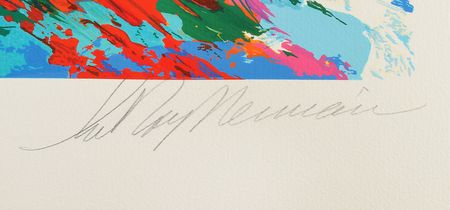Lot #914 Sandy Koufax and LeRoy Neiman Lithograph - Image 2