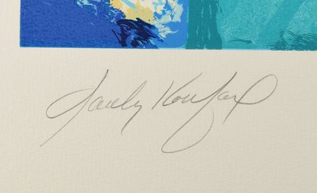 Lot #914 Sandy Koufax and LeRoy Neiman Lithograph - Image 3