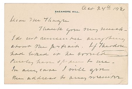 Lot #178 Edith K. Roosevelt - Image 1