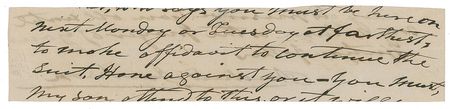 Lot #22 Andrew Jackson Handwritten Letter Signed - Image 2
