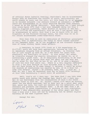 Lot #486 Philip K. Dick: 