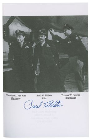 Lot #348  Enola Gay: Paul Tibbets - Image 1