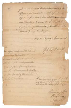 Lot #278 King George III Signed Document - Image 2