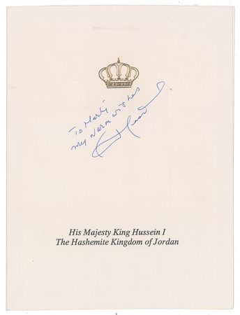 Lot #280  King Hussein - Image 1