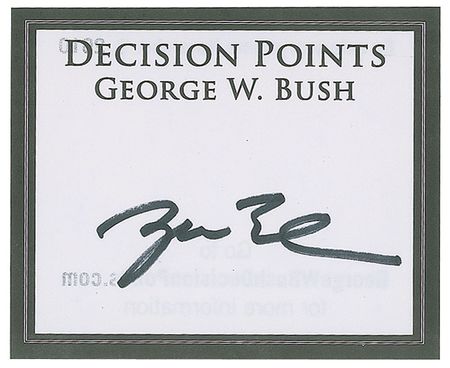 Lot #128 George W. and Laura Bush Bookplates - Image 1