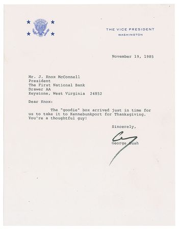 Lot #118 George Bush Letters - Image 2