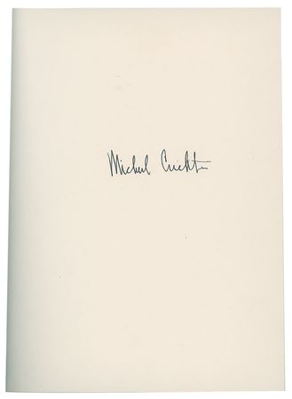 Lot #505 Michael Crichton Book - Image 1