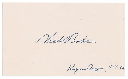 Lot #234 Niels Bohr Signature - Image 1