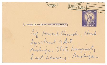 Lot #452 Robert Motherwell Handwritten Letter Signed - Image 2