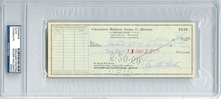 Lot #716 Actors and Actresses Checks - Image 5