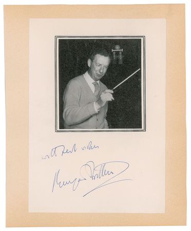 Lot #584 Benjamin Britten Signature - Image 1