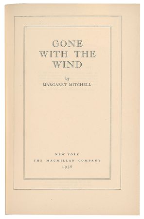 Lot #491 Margaret Mitchell Book - Image 2