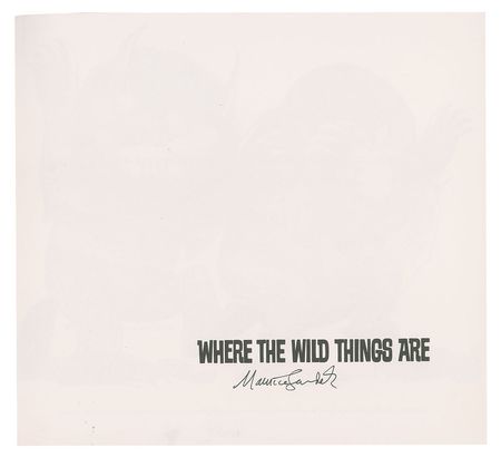 Lot #535 Maurice Sendak Book - Image 1