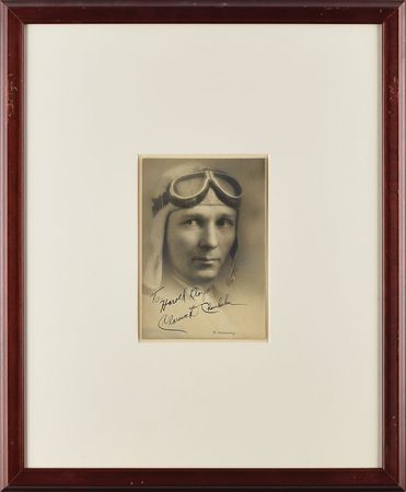 Lot #358 Clarence Chamberlin Signed Photograph - Image 1