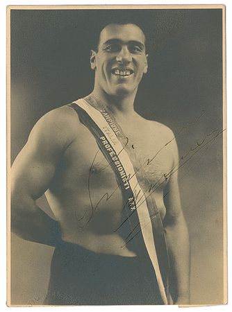 Lot #928 Primo Carnera Signed Photograph - Image 1