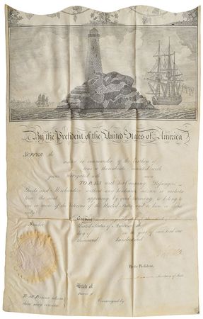 Lot #10 Thomas Jefferson and James Madison: