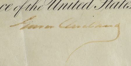 Lot #59 Grover Cleveland Signed Document - Image 2