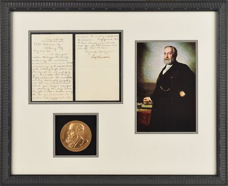 Lot #60 Benjamin Harrison: Sympathy for the 