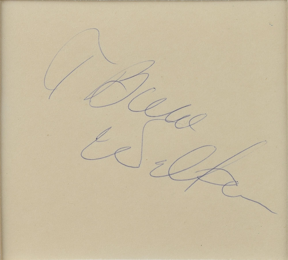 T-Bone Walker Signature | RR Auction