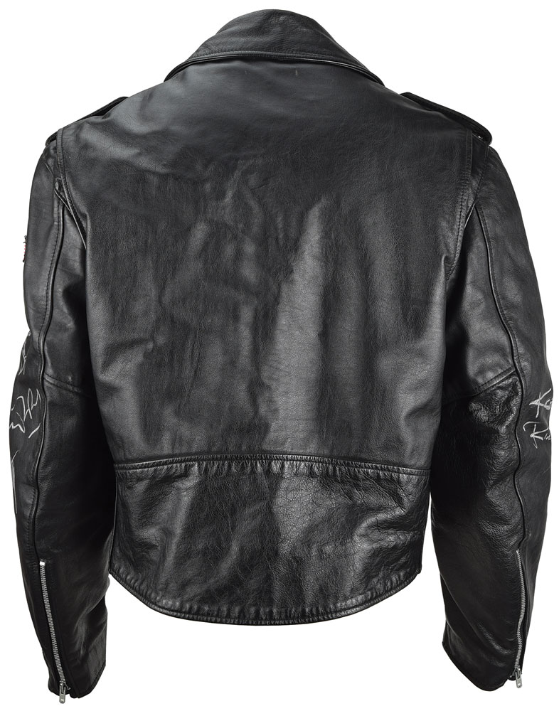 ジャケット・アウター The Rolling Stone vintage ridersjacket Original vintage 1989 Rolling Stones Steel Wheels Tour Denim