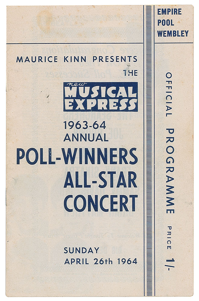 Beatles and Rolling Stones 1964 New Musical Express Program | RR