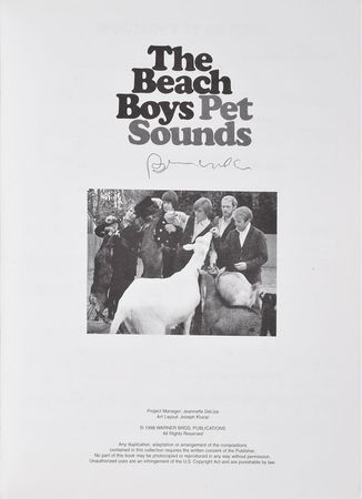 Lot #624  Beach Boys: Brian Wilson - Image 2