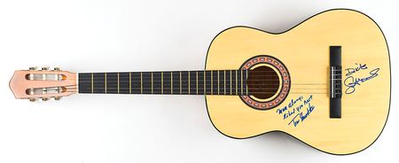 Lot #4462  Smothers Brothers Signed Guitar - Image 1