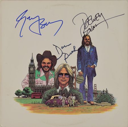 Lot #4547  America Signed Guitar and Album - Image 2