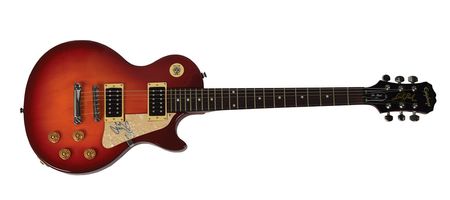 Lot #4155 Jimmy Page Signed Guitar