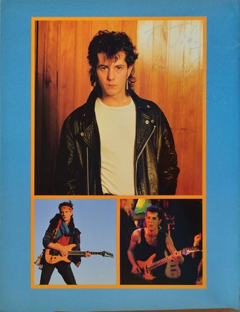 Lot #4162 Robert Plant Signed Photograph and Tour Program - Image 2