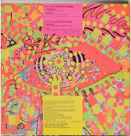Lot #4407  Cream Signed 'Wheels of Fire' Album - Image 2