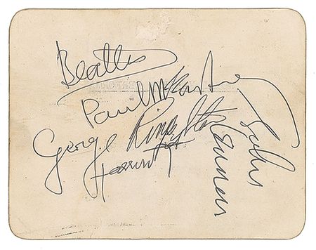 Lot #4022  Beatles Signed 1963 Royal Command