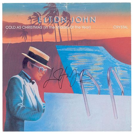 Lot #4596 Elton John Signed Record Sleeves - Image 2