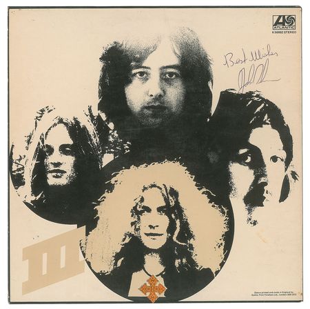 Lot #4140 John Bonham Signed Album