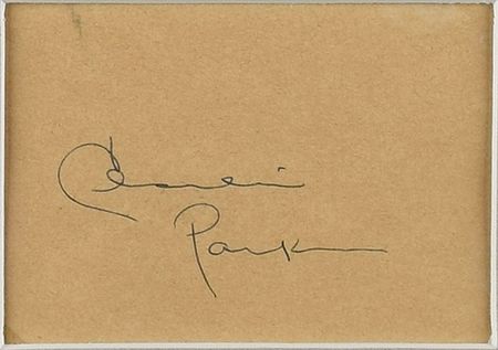 Lot #4222 Charlie Parker Signature - Image 2