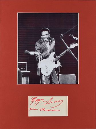Lot #4298  Magic Sam and Mac Thompson Signatures - Image 1