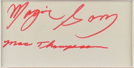 Lot #4298  Magic Sam and Mac Thompson Signatures - Image 2